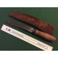 VINTAGE VERY OLD SWEDISH HUNTING KNIFE - GREAT OLD KNIFE -
