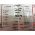 1975/6 TRANSVAAL VS FRANCE &. WP RUGBY PROGRAMS - AMAZING PIECE SA RUGBY HISTORY -