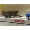 OLD WIKING 1:87 LANDROVER TRAILER COMBO - very rare -