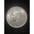 1949 5 SHILLINGS SILVER COIN - GOOD CLEAN CONDITION -