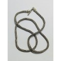 SILVER 925 MARKED NECKLACE - STUNNING -