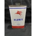 OLD MOBIL FLURIT OIL CAN