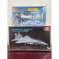 TWO OLD AIRPLANE MODELS - ONE SEALED OTHER UNBUILD SEE PICS -