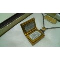 1950s Speidel 1/20 10kt  Gold Filled Chain and Locket