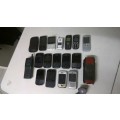 Lot of 16 Older Phones for the collector