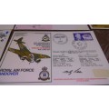 Lot of 11Highly Collectible Hand Signed Royal Air force First day Covers from the 70s (( Lot no 2 ))