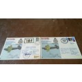 Lot no 8 ,  Royal air force Individually Numbered and Hand Signed Cover from the 1970s ultra Rare