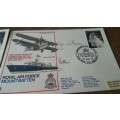Lot no 16 , Royal air force Individually Numbered and Hand Signed Cover from the 1970s ultra Rare