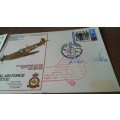 Lot no 5 , Royal air force Individually Numbered and Hand Signed Cover from the 1970s ultra Rare