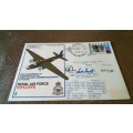Lot no  9 Royal air force Individually Numbered and Hand Signed Cover from the 1970s ultra Rare