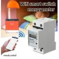 Smart WiFi Smart Geyser timer Energy Meter Works with Alexa Built in Watt meter 230V AC  63A