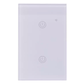 Smart Wi-Fi Light Switch 2 Gang  works with Alexa now with 2 way switching