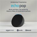 Echo Pop | Charcoal I Full sound compact smart speaker with Alexa | with US to SA Power Adaptor