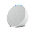 New 2023 Model I Echo Pop with Alexa I Glacier White I Full sound compact smart speaker