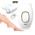 IPL Laser Hair Removal Device - with free Protective Glasses included (White)