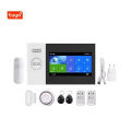 Tuya/ Smart Life Touch Screen Wireless SOS Alarm Home Security Alarm System with GSM&WiFi