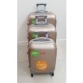 Suitcases : Set of 3 ABS 360 Spinner Suitcases on Special for R989.00 (7colours)
