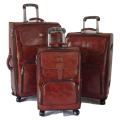 Leather Suitcase Pu 2 EF (3 Piece Set)