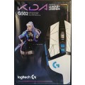 Logitech G502 Hero League of Legends K/DA Gaming Mouse - USB - White (910-006098)