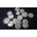 MIXED LOT SILVER COINS  WEIGHT IS 47.91 GRAMS SIKSPENS AND SHIELINGS SEE PHOTOS PLEASE