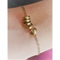 `Beautiful` 9 Carat Gold,` LOVE RING` Bracelet