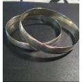 `STUNNING SET `of Genuine  `SOLID STERLING SILVER 925` Bangles.