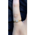 `0.50 Carat` Natural Diamond `Engagement Ring` set in 9Ct Yellow Gold.(Genuine Gold)