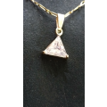 `AMAZING 2.20 CARAT TRILLION CUT` Natural Diamond Set in 18Ct Yellow Gold