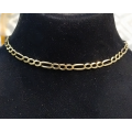 ` FIGARO` Bracelet Set in 9CT Yellow Gold ( Genuine Gold)