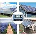 PWM Solar Charge Controller 12V 24V  Solar Control 40A with Backlit Display, Tem