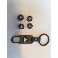 Mercedes Key Chain and Mercedes Tyre Valve caps