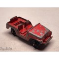 Vintage Tootsie Toy Army Jeep