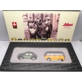 Piccolo Schuco - VW VOLKSWAGEN BEETLE & T1  Set + Original Box - Limited Edition