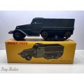 FRENCH DINKY TOYS #822 M3 ARMY HALFTRACK + Original Box