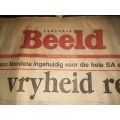 Own a piece of history - two Beeld newspapers reporting on the Mandela inauguration