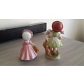 Two cute porcelain figurines