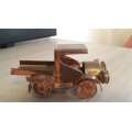 Vintage car made of old Rhodesia coins and bullet shell casings - trench art ?