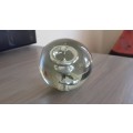 A beautiful glass paperweight in excellent condition