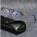 Men`s Anti-Blue Light Metal Frame Eyeglasses