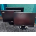 Lot of 3x Mecer Monitors 19`