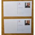 2x Mandela Postcards