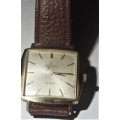 OMEGA GENTS VINTAGE SQUARE FACED WATCH