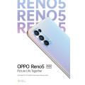 BRAND NEW !!!  OPPO RENO5 5G Dual Sim 128GB - Galactic Silver +  FREE Oppo Enco W11 TWS BUDS