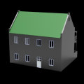 Karoo House - Double Storey House - HO Scale kit