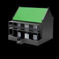 Karoo House - Double Storey House - HO Scale kit