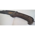 Remnant of old dagger, too interesting to throw away, length 40 cms blade 28 cms