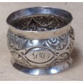 Hallmarked sterling silver napkin ring 18 grams. Postage R65.00
