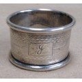 Sterling silver napkin ring 21 grams having Birmingham marks