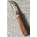 Vintage pruning knife, made by Schmidt & Sons Solingen....blade length 72 mm