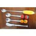 RETRO Pickle Spoon, 2 x Jam Spoons and a butter spreader